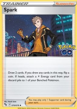 Spark - Pokémon GO (Uncommon) [PGO-070] Hoofdafbeelding