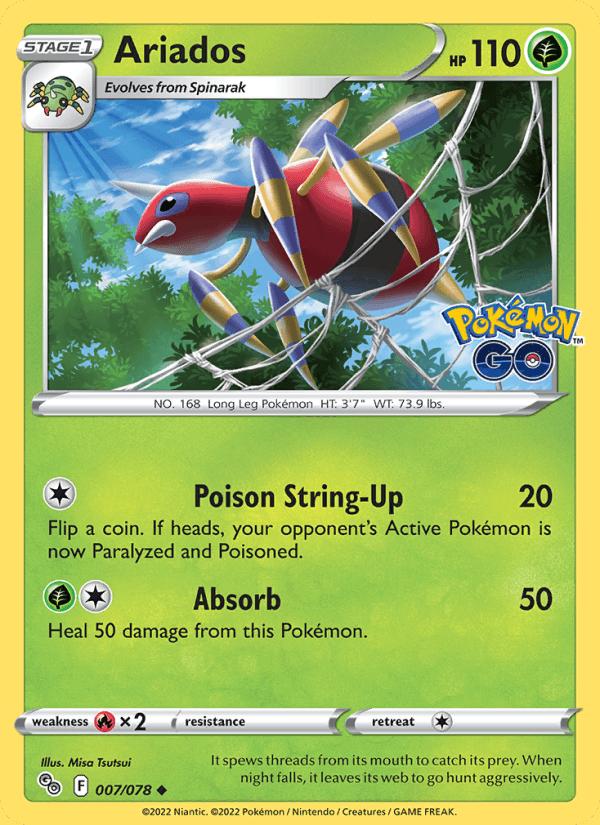 Ariados - Pokémon GO (Uncommon) [PGO-007] Image principale du produit