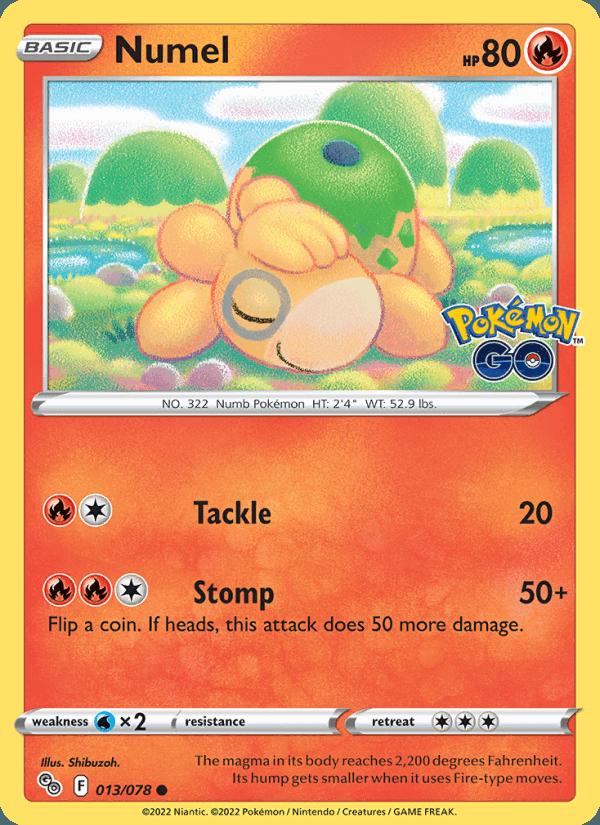 Numel - Pokémon GO (Common) [PGO-013] Image principale du produit