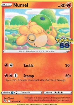 Numel - Pokémon GO (Common) [PGO-013] Hover Image