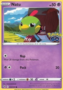 Natu - Pokémon GO (Common) [PGO-032] Hauptbild