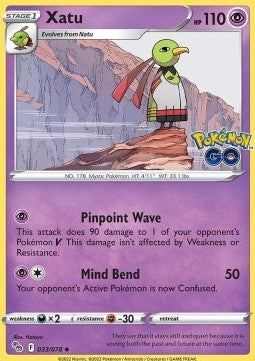 Xatu - Pokémon GO (Uncommon) [PGO-033] Hover Image