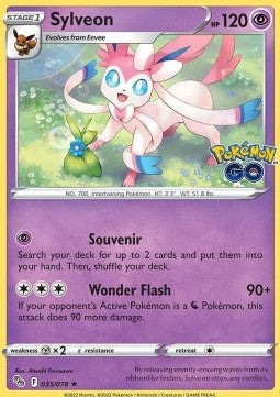 Sylveon - Pokémon GO (Holo Rare) [PGO-035] Immagine principale del prodotto