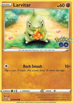 Larvitar - Pokémon GO (Common) [PGO-037] Imagen principal del producto