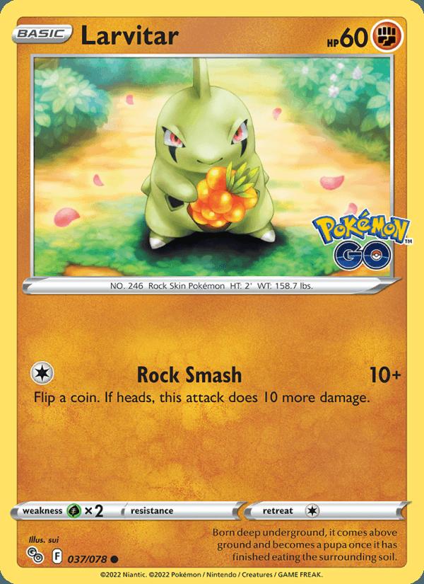 Larvitar - Pokémon GO (Common) [PGO-037] Image principale du produit