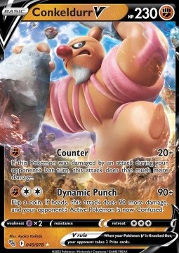 Conkeldurr V - Pokémon GO (Ultra Rare) [PGO-040] Hover Image