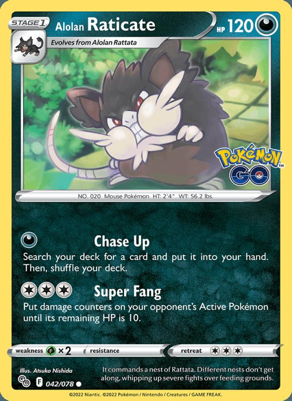 Alolan Raticate - Pokémon GO (Common) [PGO-042] Image principale du produit