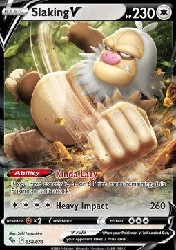 Slaking V - Pokémon GO (Ultra Rare) [PGO-058] Hover Image