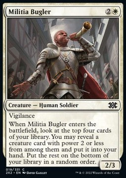 Militia Bugler - Double Masters 2022 (Common) [2X2-19]