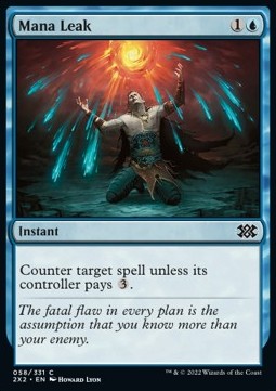 Mana Leak - Double Masters 2022 (Common) [2X2-58] Hauptbild