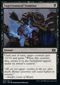 Supernatural Stamina - Double Masters 2022 (Common) [2X2-93] Hoofdafbeelding