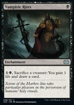 Vampiric Rites - Double Masters 2022 (Uncommon) [2X2-98] Hauptbild