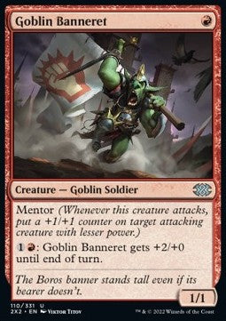 Goblin Banneret - Double Masters 2022 (Uncommon) [2X2-110] Hauptbild