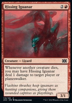 Hissing Iguanar - Double Masters 2022 (Common) [2X2-113] Immagine principale del prodotto