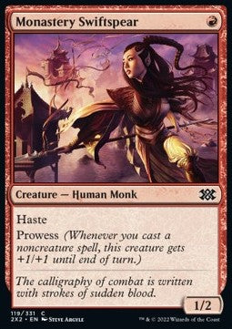 Monastery Swiftspear - Double Masters 2022 (Common) [2X2-119] Immagine principale del prodotto