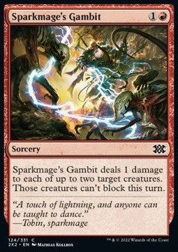 Sparkmage's Gambit - Double Masters 2022 (Common) [2X2-124] Hover Image