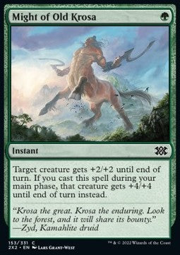 Might of Old Krosa - Double Masters 2022 (Common) [2X2-153] Immagine principale del prodotto