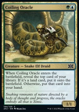 Coiling Oracle - Double Masters 2022 (Common) [2X2-194] Hoofdafbeelding