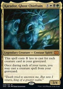 Karador, Ghost Chieftain - Double Masters 2022 (Mythic) [2X2-238]