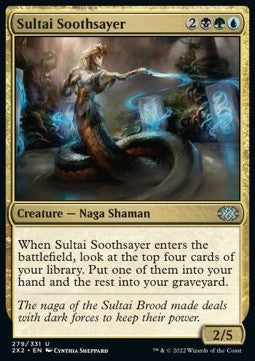 Sultai Soothsayer - Double Masters 2022 (Uncommon) [2X2-279] Immagine principale del prodotto