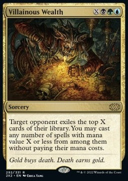 Villainous Wealth - Double Masters 2022 (Rare) [2X2-292] Hauptbild
