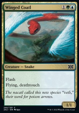 Winged Coatl - Double Masters 2022 (Common) [2X2-295] Immagine principale del prodotto