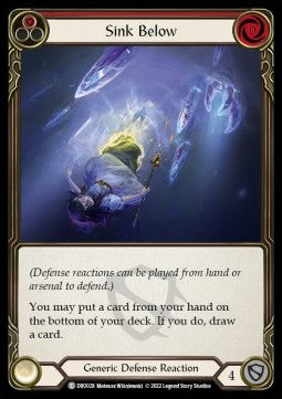 Sink Below (Red) (Regular) - Uprising - Dromai Blitz Deck (Common) [DRO-DRO028] Main image