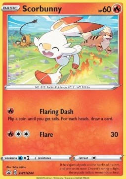 Scorbunny - SWSH Black Star Promos (Promo) [SWSH-244] Image principale du produit