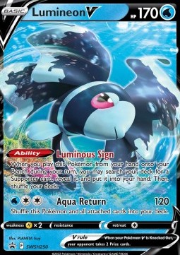 Lumineon V - SWSH Black Star Promos (Promo) [SWSH-250] Imagen principal del producto