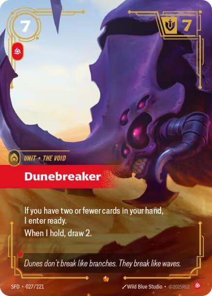 Dunebreaker - Spiritforged (Epic) [SFD-027] — riftbound card