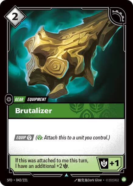 Brutalizer - Spiritforged (Uncommon) [SFD-042] — riftbound card