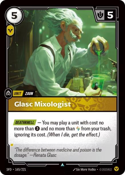 Glasc Mixologist - Spiritforged (Uncommon) [SFD-165] — riftbound card