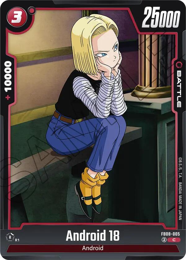 Android 18 (FB08-005) - Saiyan's Pride [Fusion World] (Common) [FB08-005] — dragon-ball card Hauptbild