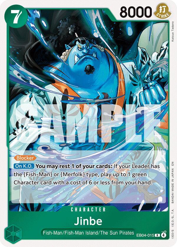 Jinbe (EB04-015) - The Azure Sea's Seven (Rare) [OP14-EB04-015] — one-piece card