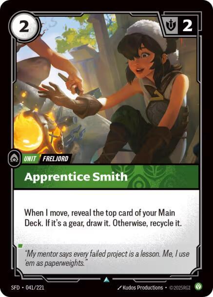 Apprentice Smith - Spiritforged (Uncommon) [SFD-041] — riftbound card