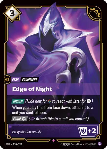 Edge of Night - Spiritforged (Rare) [SFD-139] — riftbound card