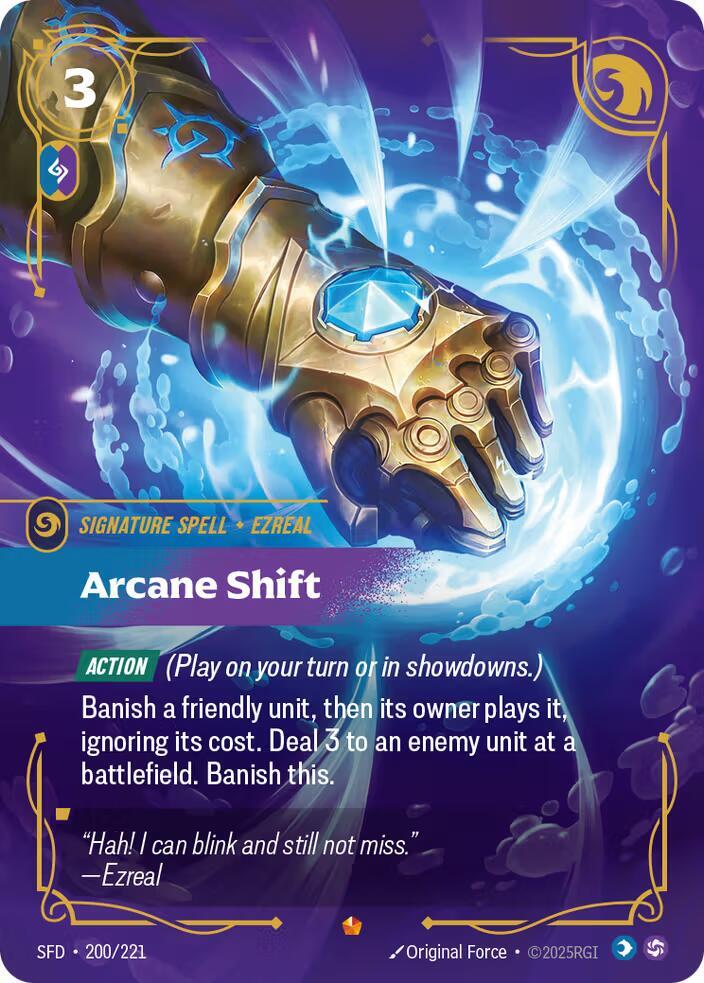 Arcane Shift - Spiritforged (Epic) [SFD-200] — riftbound card