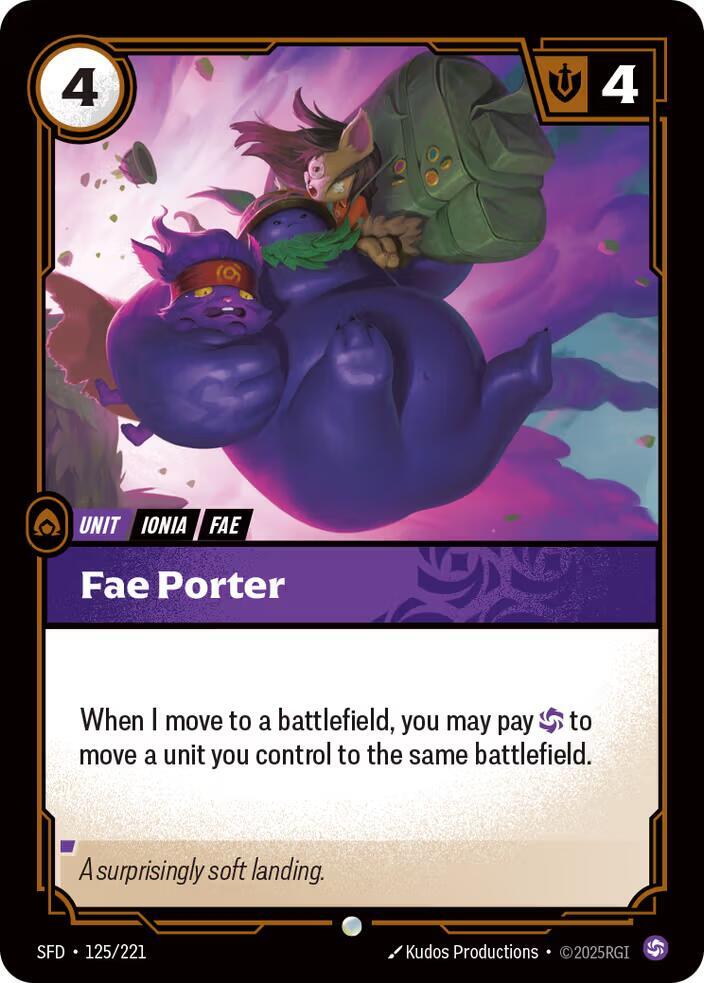 Fae Porter - Spiritforged (Common) [SFD-125] — riftbound card