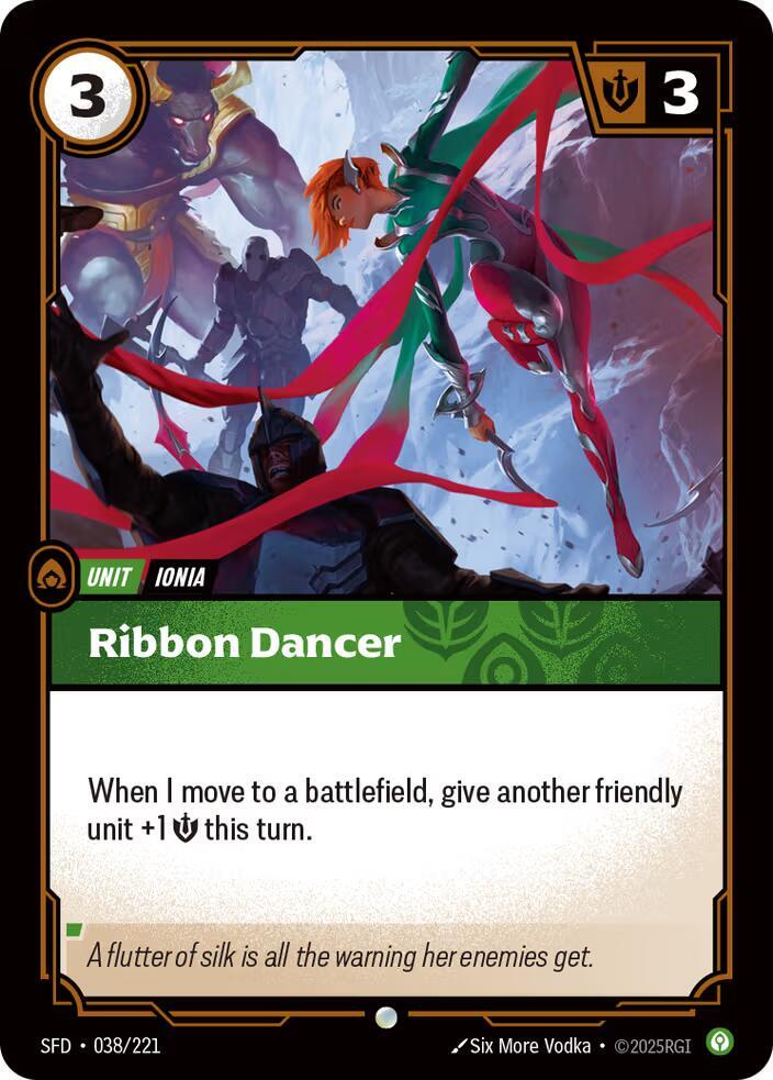 Ribbon Dancer - Spiritforged (Common) [SFD-038] — riftbound card