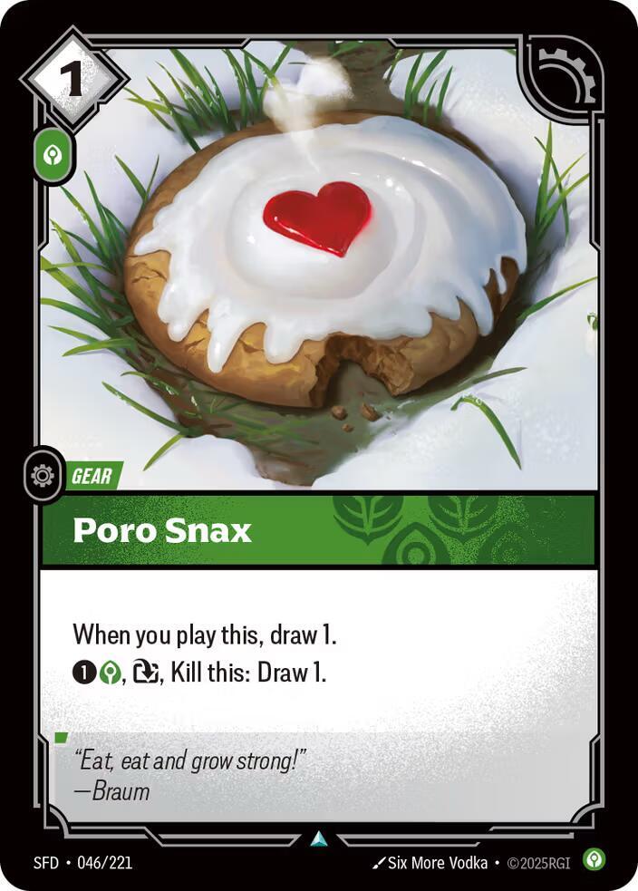 Poro Snax - Spiritforged (Uncommon) [SFD-046] — riftbound card