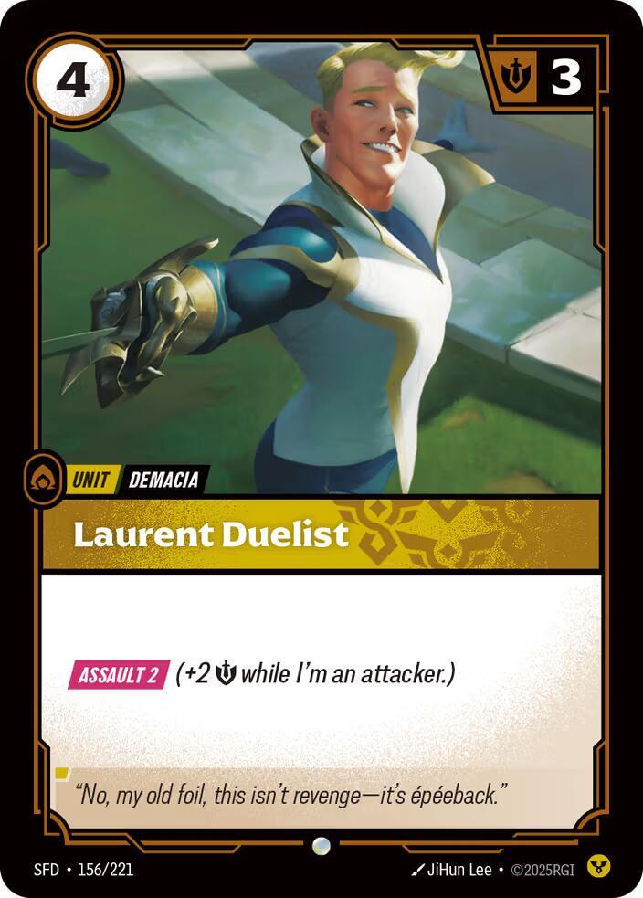Laurent Duelist - Spiritforged (Common) [SFD-156] — riftbound card