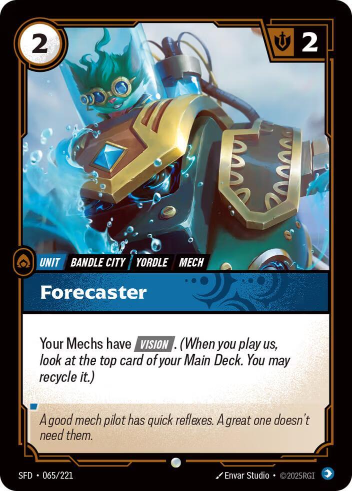 Forecaster - Spiritforged (Common) [SFD-065] — riftbound card