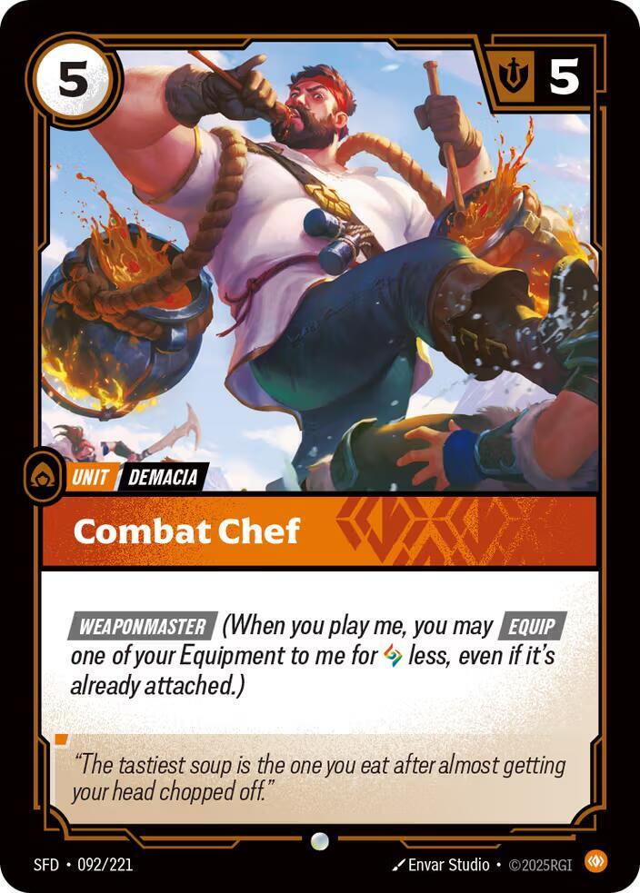 Combat Chef - Spiritforged (Common) [SFD-092] — riftbound card