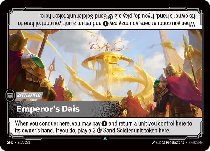 Emperor's Dais - Spiritforged (Uncommon) [SFD-207] — riftbound card