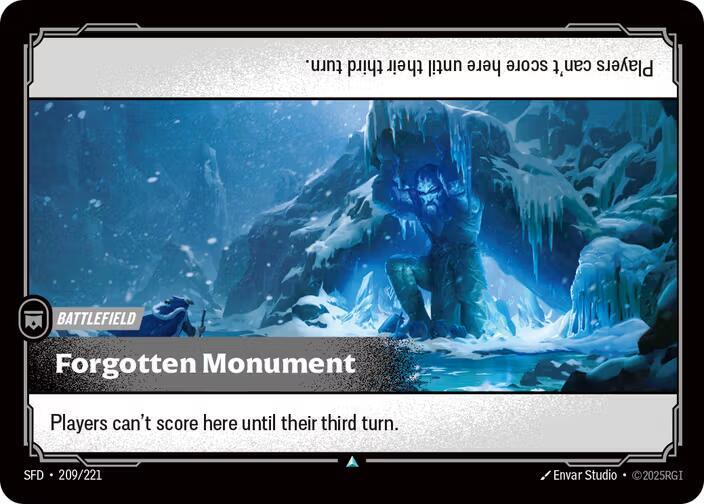 Forgotten Monument - Spiritforged (Uncommon) [SFD-209] — riftbound card Imagen principal del producto