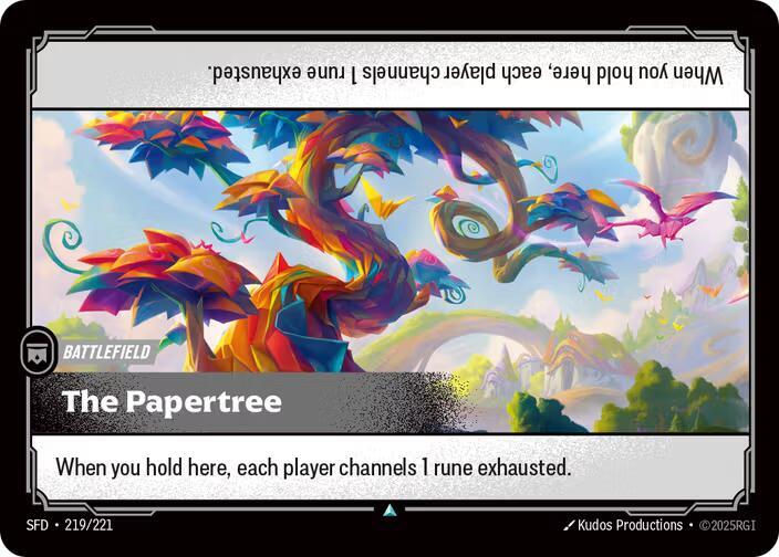 The Papertree - Spiritforged (Uncommon) [SFD-219] — riftbound card