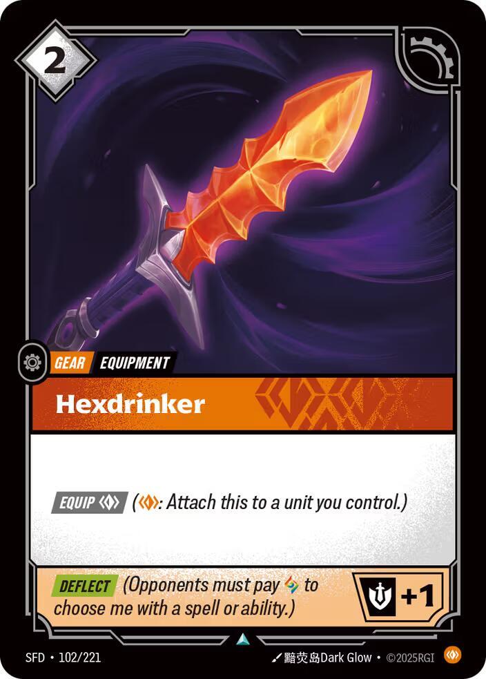 Hexdrinker - Spiritforged (Uncommon) [SFD-102] — riftbound card