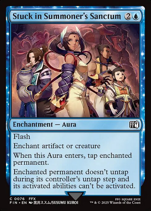 Stuck in Summoner's Sanctum – Final Fantasy (FIN-76) Magic: The Gathering card | LC-REM-20260804-15543935926604-6678501e-6349-4e37-ab4c-a31a3d408d52