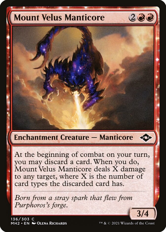 Mount Velus Manticore - Modern Horizons 2 (Common) [MH2-136]