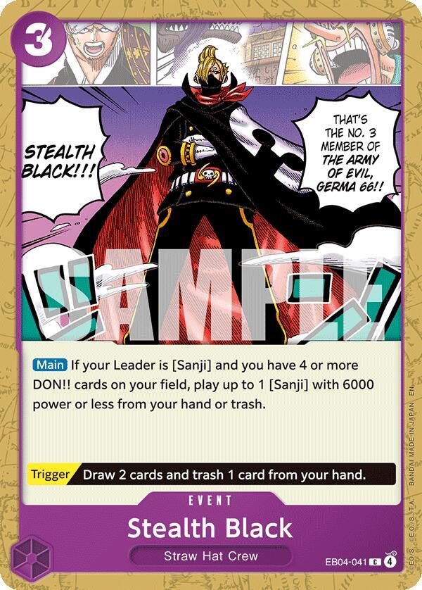 Stealth Black (EB04-041) - The Azure Sea's Seven (Common) [OP14-EB04-041] — one-piece card